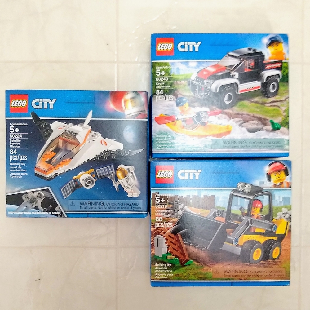 LEGO City 60219 60224 60240 Construction Loader Sa